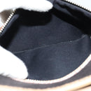 BURBERRY Blue Label Shoulder Bag Canvas Black Silver Auth ti3407-18