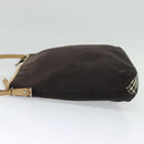 BURBERRY Blue Label Shoulder Bag Canvas Black Silver Auth ti3407-4