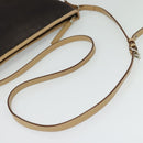 BURBERRY Blue Label Shoulder Bag Canvas Black Silver Auth ti3407-7