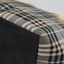 BURBERRY Blue Label Nova Check Tote Bag Nylon Gray Auth ti3408-15