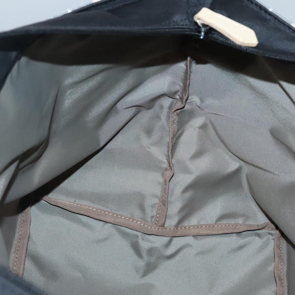 BURBERRY Blue Label Nova Check Tote Bag Nylon Gray Auth ti3408