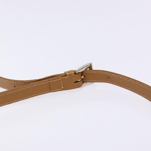 BURBERRY Nova Check Blue Label Shoulder Bag Canvas Brown Gold Auth ti3409