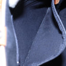 BURBERRY Blue Label Hand Bag Canvas Navy Silver Auth ti3410-21