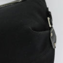BURBERRY Blue Label Shoulder Bag Canvas Black Silver Auth ti3411-13