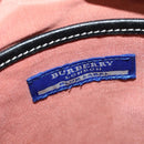 BURBERRY Blue Label Shoulder Bag Canvas Black Silver Auth ti3411-15