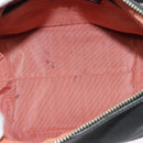 BURBERRY Blue Label Shoulder Bag Canvas Black Silver Auth ti3411-16