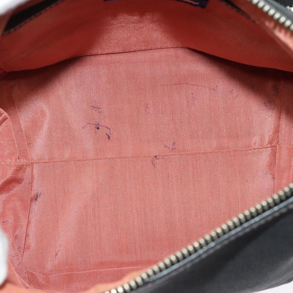 BURBERRY Blue Label Shoulder Bag Canvas Black Silver Auth ti3411