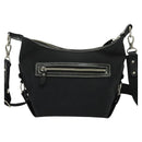 BURBERRY Blue Label Shoulder Bag Canvas Black Silver Auth ti3411-3