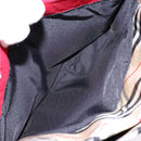 BURBERRY Blue Label Hand Bag Canvas Red Silver Auth ti3412-23