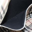 BURBERRY Tote Bag Leather White Gold Auth ti3413-22