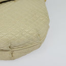 BALLY Shoulder Bag Leather Beige Gold Auth ti3414-11