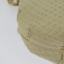 BALLY Shoulder Bag Leather Beige Gold Auth ti3414-12