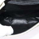 BALLY Shoulder Bag Leather Beige Gold Auth ti3414-17