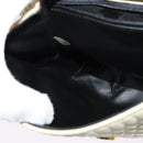 BALLY Shoulder Bag Leather Beige Gold Auth ti3414-19