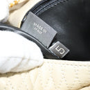 BALLY Shoulder Bag Leather Beige Gold Auth ti3414-21