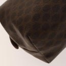 FENDI Celine Zucca Canvas Macadam Canvas Bag PVC 2Set Beige Brown Auth ti3415-14