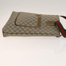 GUCCI GG Canvas GG Plus Supreme Shoulder Bag PVC 3Set Beige Auth ti3417-11
