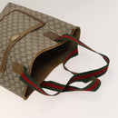 GUCCI GG Canvas GG Plus Supreme Shoulder Bag PVC 3Set Beige Auth ti3417-12