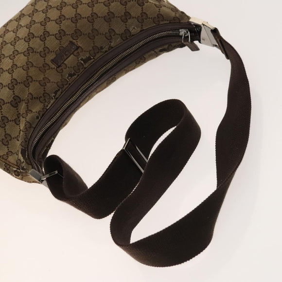 GUCCI GG Canvas GG Plus Supreme Shoulder Bag PVC 3Set Beige Auth ti3417