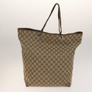 GUCCI GG Canvas GG Plus Supreme Shoulder Bag PVC 3Set Beige Auth ti3417-2