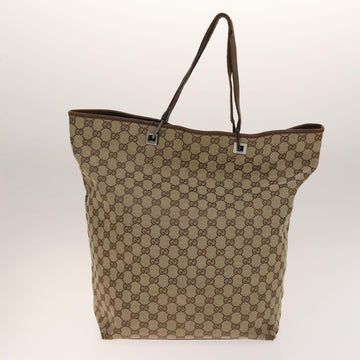 GUCCI GG Canvas GG Plus Supreme Shoulder Bag PVC 3Set Beige Auth ti3417 - 0