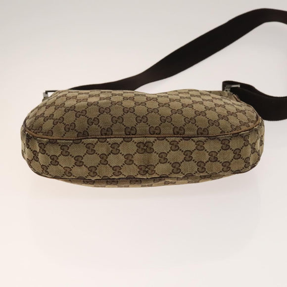 GUCCI GG Canvas GG Plus Supreme Shoulder Bag PVC 3Set Beige Auth ti3417