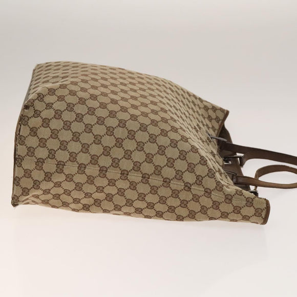 GUCCI GG Canvas GG Plus Supreme Shoulder Bag PVC 3Set Beige Auth ti3417