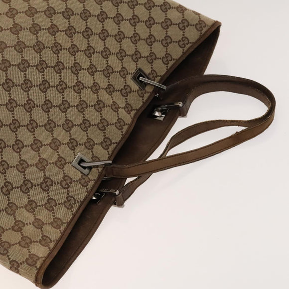 GUCCI GG Canvas GG Plus Supreme Shoulder Bag PVC 3Set Beige Auth ti3417