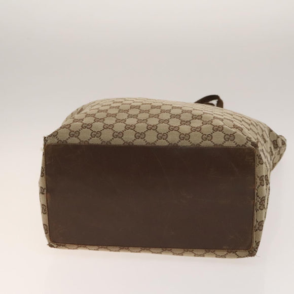 GUCCI GG Canvas GG Plus Supreme Shoulder Bag PVC 3Set Beige Auth ti3417