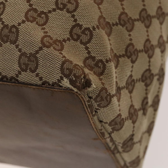 GUCCI GG Canvas GG Plus Supreme Shoulder Bag PVC 3Set Beige Auth ti3417