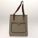 GUCCI GG Canvas GG Plus Supreme Shoulder Bag PVC 3Set Beige Auth ti3417-9