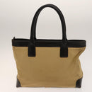 GUCCI Hand Bag Canvas Nylon 2Set Black Beige Auth ti3418-11