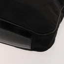 GUCCI Hand Bag Canvas Nylon 2Set Black Beige Auth ti3418-8