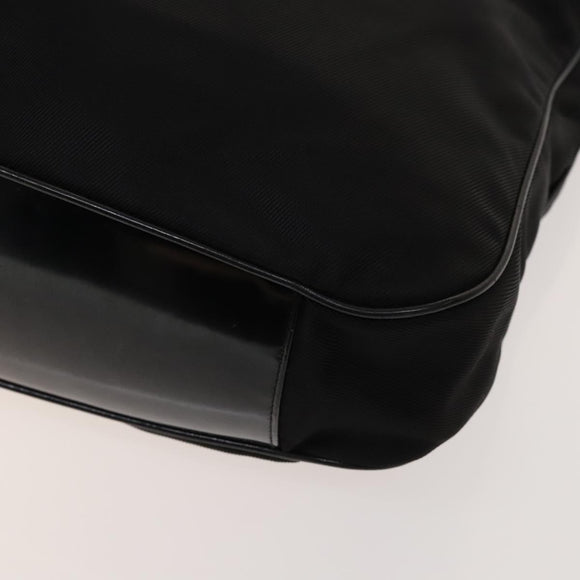 GUCCI Hand Bag Canvas Nylon 2Set Black Beige Auth ti3418