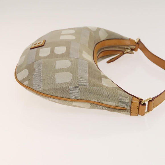 GIVENCHY BALLY Shoulder Bag Canvas 3Set Black Beige Auth ti3419