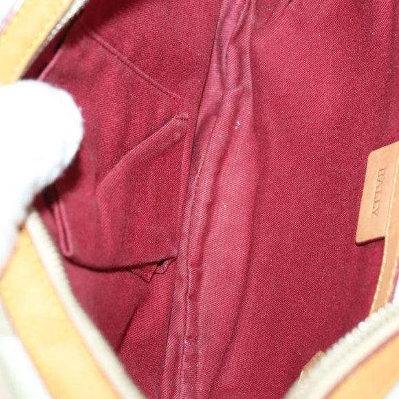 GIVENCHY BALLY Shoulder Bag Canvas 3Set Black Beige Auth ti3419