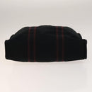 HERMES Fourre Tout Hand Bag Canvas 5Set Navy Black Red Auth ti3420-15