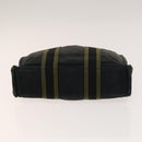 HERMES Fourre Tout Hand Bag Canvas 5Set Navy Black Red Auth ti3420-20