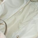 CHANEL New Travel Line Tote Bag Nylon Beige Gold CC Auth ti3422-16