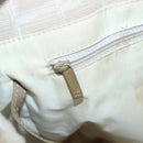 CHANEL New Travel Line Tote Bag Nylon Beige Gold CC Auth ti3423-18