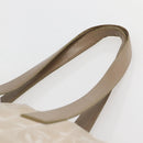 CHANEL New Travel Line Tote Bag Nylon Beige Gold CC Auth ti3423-9