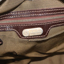 FENDI Zucca Canvas Hand Bag Brown Black gold Auth ti3427-18