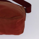 PRADA Shoulder Bag Nylon Red Silver Auth ti3429-11