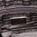 PRADA Shoulder Bag Nylon Red Silver Auth ti3429-15