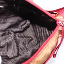 PRADA Shoulder Bag Nylon Red Silver Auth ti3429-17
