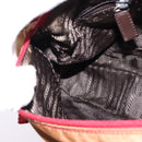 PRADA Shoulder Bag Nylon Red Silver Auth ti3429-18