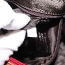 PRADA Shoulder Bag Nylon Red Silver Auth ti3429-21