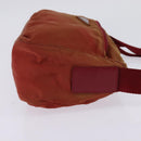 PRADA Shoulder Bag Nylon Red Silver Auth ti3429-5