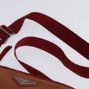 PRADA Shoulder Bag Nylon Red Silver Auth ti3429-8