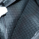 GUCCI Boston Bag Nylon Leather Black Silver 012 1553 0269 Auth ti3430-22